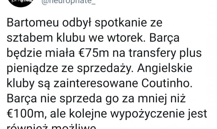 TYLE pieniędzy Barça będzie miała na WZMOCNIENIA